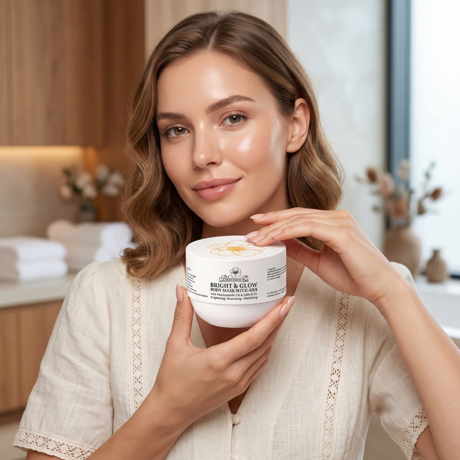 Bright & Glow Body Mask with AHA - Image 3